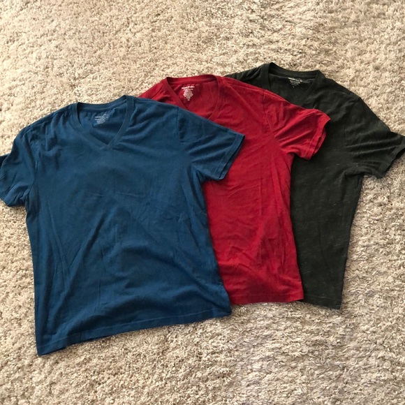 Banana Republic premium wash V-neck t shirts sizeL